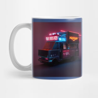 Cyberpunk Tokyo Ramen Food Truck Mug